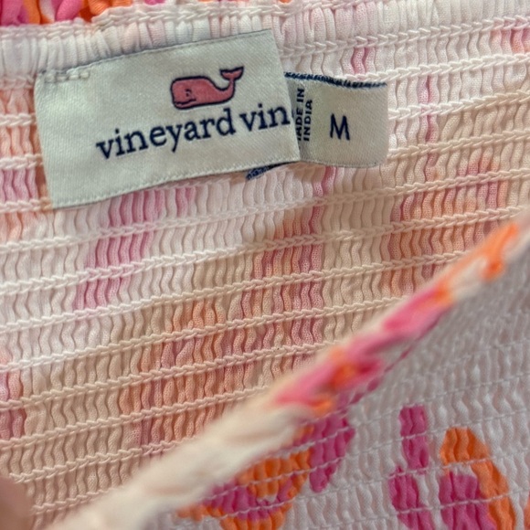 Vineyard Vines Pink and Orange Floral Blouse - Picture 6 of 9